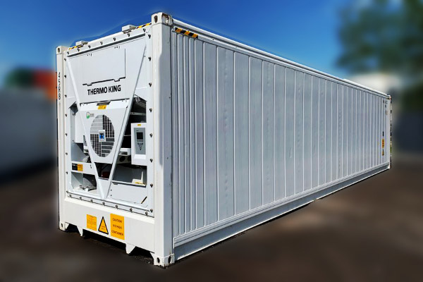 Cont lạnh 40’ có khả năng lưu trữ số lượng lớn hàng hóa