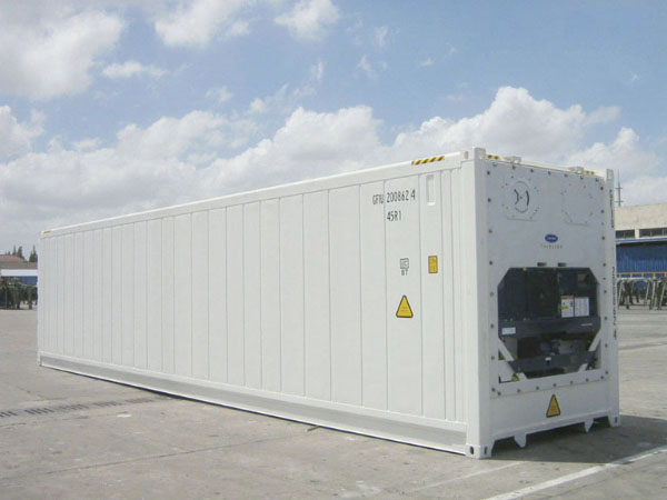 Kích thước container lạnh 40 feet khá lớn nên được ứng dụng phổ biến