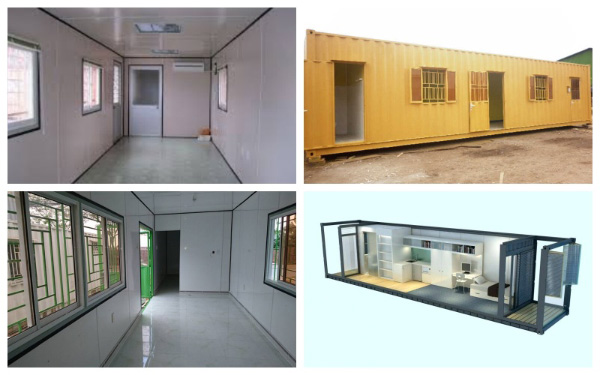 Cont văn phòng 40’ có nhà vệ sinh có tính tiện lợi cao