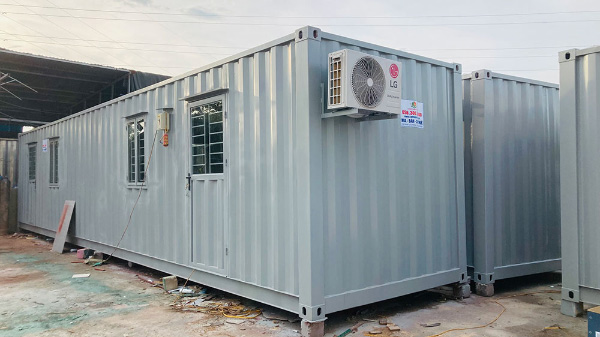 Con văn phòng 40’ có toilet có độ bền cao, có thời gian sử dụng lâu dài