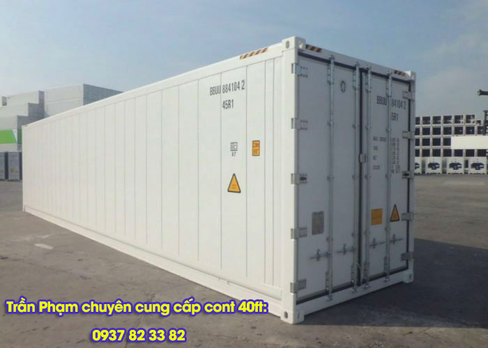Trần Phạm cung cấp cont 40ft đạt chuẩn ISO với giá thành phải chăng
