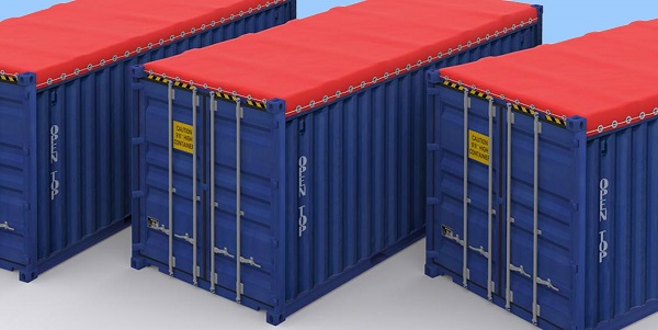 Loại container 20 feet mở nóc chuyên chở các mặt hàng nặng, cồng kềnh