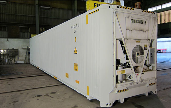Loại thùng container 45HR thường được dùng trong vận chuyển hàng hóa nội địa