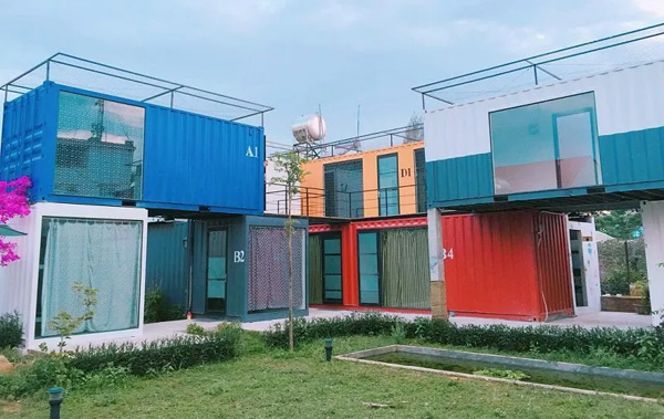 Homestay container có tính linh hoạt cao, dễ xây dựng