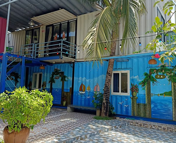 Homestay Container tại khu vực Bãi Sau của Vũng Tàu
