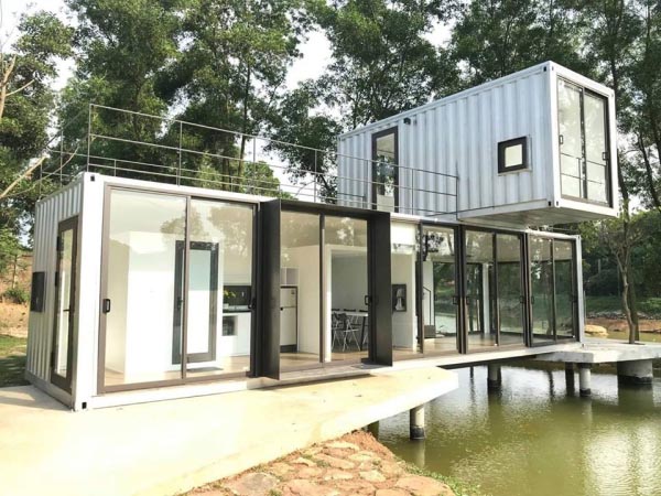 Thiết kế nhà container thành homestay phục vụ cho việc nghỉ dưỡng
