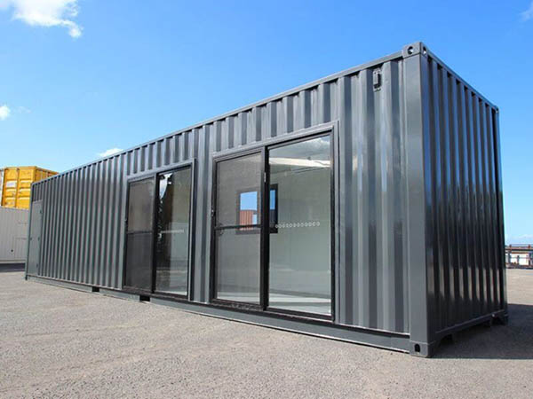 Nhà container 40ft có diện tích rộng rãi