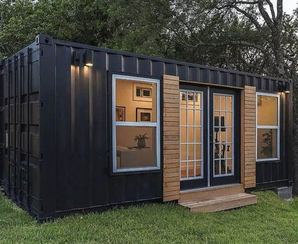 Nhà container 40ft cổ điển vừa độc đáo vừa sang trọng