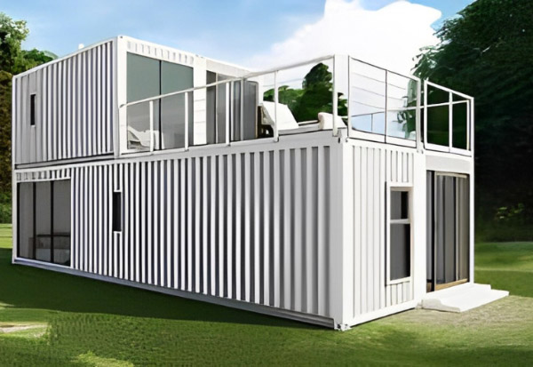 Mẫu nhà container 2 tầng tạo cảm giác rộng rãi và thoáng mát