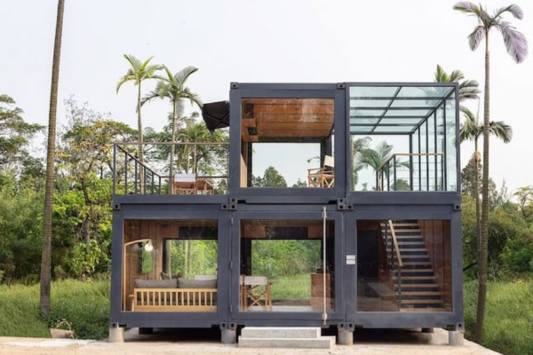 Nhà container ở nông thôn được nhiều người ưa chuộng