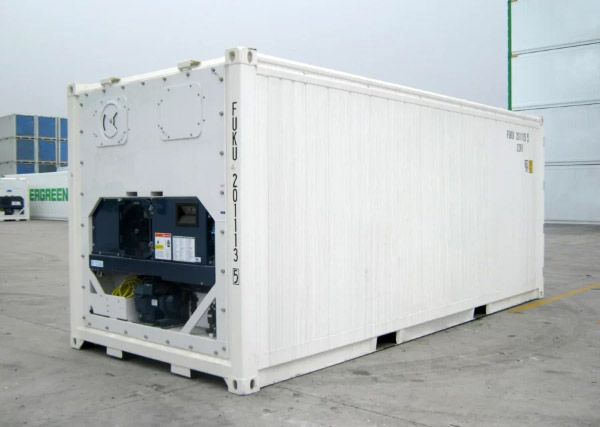 Hệ thống điều hòa không khí trong container lạnh giúp hàng hóa luôn được bảo quản với mức nhiệt tốt
