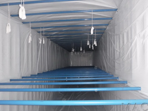 Loại container treo 1 tầng được siết chặt chữ giúp sắp xếp, lưu trữ hàng hóa an toàn