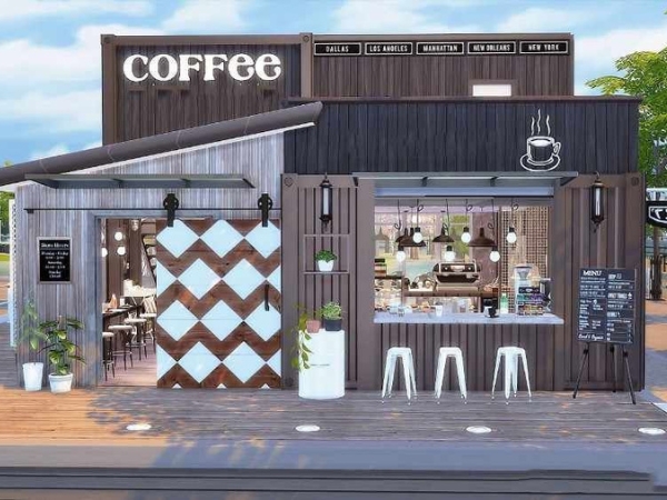 Quán cafe thùng container có đầy đủ các trang thiết bị và vật dụng cần thiết