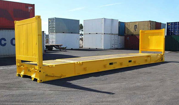 Cont mặt phẳng sẽ được sử dụng nhiều để bảo quản các loại hàng hóa quá khổ, kích thước lớn