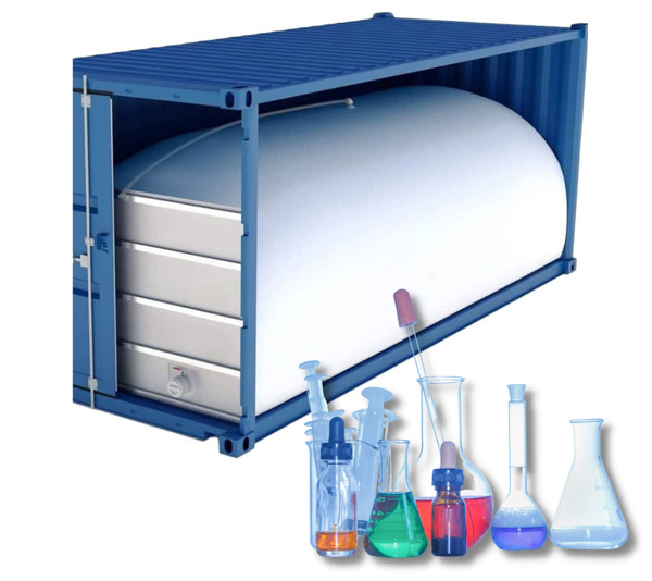 Flexitank container được dùng để chứa nhiều loại chất lỏng khác nhau