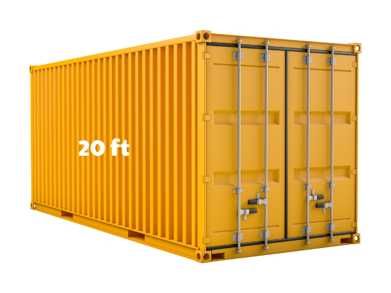 Cont 20 sử dụng trong vận tải đường biển, đường bộ và kho bãi lưu trữ