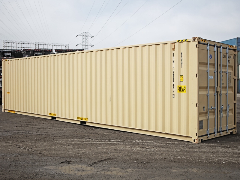 Chiều cao vượt trội của công 40HC giúp tối ưu không gian chứa hàng