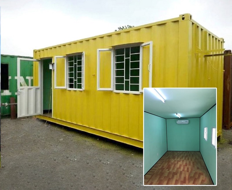 Dùng container cũ làm văn phòng là giải pháp tối ưu chi phí và thời gian