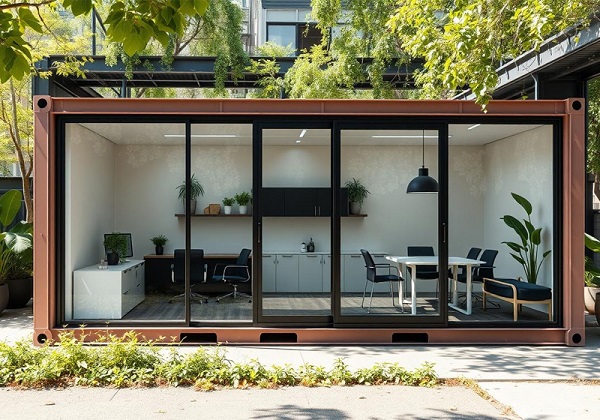 Sử dụng container làm văn phòng