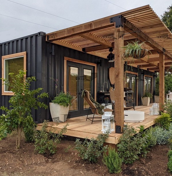 Nhà làm từ container cũ tiết kiệm chi phí, thời gian thi công