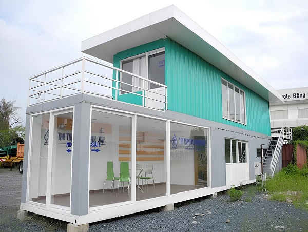 Cont văn phòng 2 tầng, đầy đủ công năng cần thiết