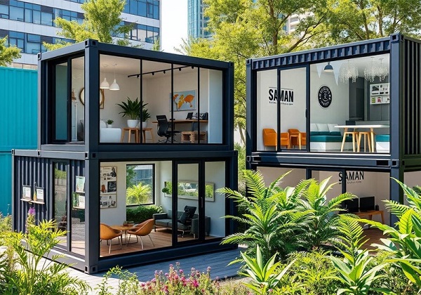 Container văn phòng kết hợp nhà ở vừa hiện đại vừa tiết kiệm chi phí