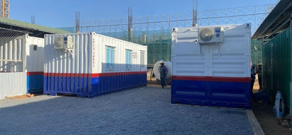 Mua mới container văn phòng cho công trình xây dựng lâu dài